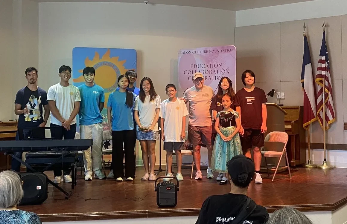 Volunteers assisting seniors at community event